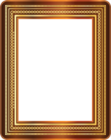 Gold vintage frame png