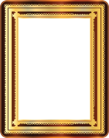 gouden vintage frame png