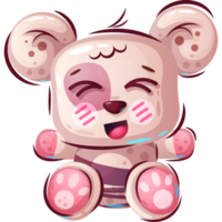 adorable personaje de dibujos animados png