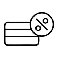 vector de icono de reembolso. ilustración de símbolo de contorno aislado