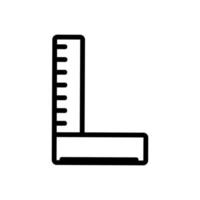 folding measuring range carpenter icon vector outline illustration