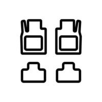 vehicle flooring icon vector outline illustration