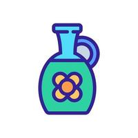 canola oil in decanter icon vector outline illustration