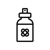 icono de botella de spray de canola ilustración de contorno vectorial vector