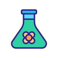 canola serum in flask icon vector outline illustration