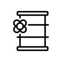 canola barrel icon vector outline illustration