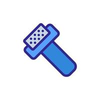 electric roller file icon vector outline illustration