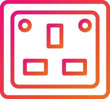 Socket Vector Icon Design Illustration