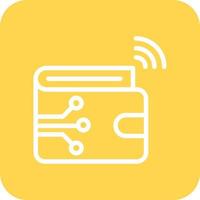 Digital Wallet Vector Icon Design Illustration