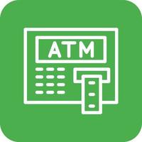 Atm machine Vector Icon Design Illustration