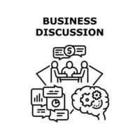 Business Discussion Deal Vector Concept Color