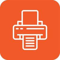 Printer Vector Icon Design Illustration