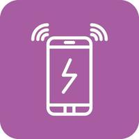 Wireless charging Vector Icon Design Illustration