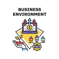 Business Environment Team Vector Concept Color