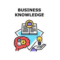 Business Knowledge Process Vector Concept Color