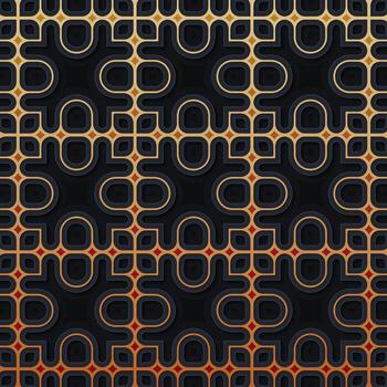 Elegant pattern style dark background vector