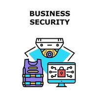 Business Security Device Vector Concept Color