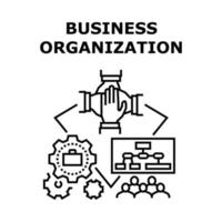 Business Organization Plan Vector Concept Color