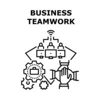 Business Teamwork Occupation Vector Concept Color