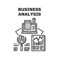 Business Analysis Report Vector Concept Color