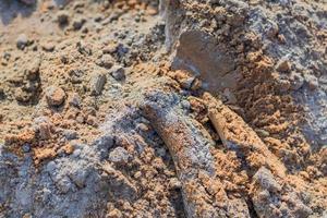 mixture of concrete cement and sand background photo