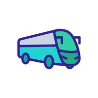 ilustración de contorno de vector de icono de autobús exprés