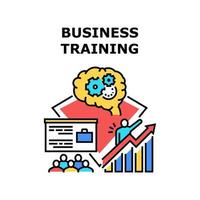 Educational Business Training Vector Concept Color