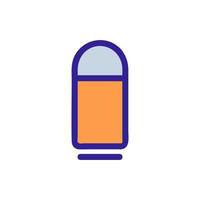 bullet icon vector. Isolated contour symbol illustration vector