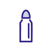 bullet icon vector. Isolated contour symbol illustration