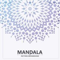 soft color mandala style background vector