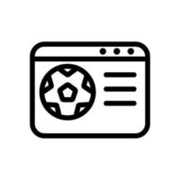 Air conditioner icon vector. Isolated contour symbol illustration vector