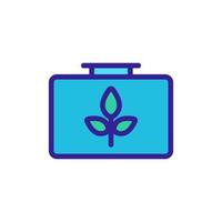 biofuel Icon vector. Isolated contour symbol illustration vector