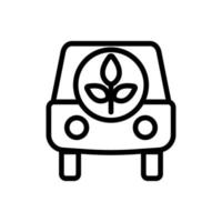 biofuel Icon vector. Isolated contour symbol illustration vector