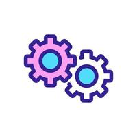 Automation icon vector. Isolated contour symbol illustration vector