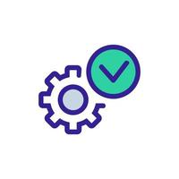 Automation icon vector. Isolated contour symbol illustration vector