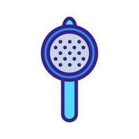 kitchen strainer icon vector outline illustration