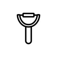 fruit cleaning device icon vector outline illustration