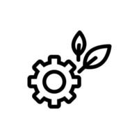 Automation icon vector. Isolated contour symbol illustration vector