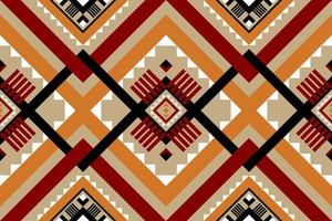 Geometric ethnic seamless pattern. Tribai steiped style. Design for background, vector illustration, fabric, clothing, batik, carpet, embroidery.