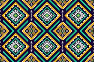 geométrico étnico oriental de patrones sin fisuras tradicional. diseño para fondo, alfombra, papel tapiz, ropa, envoltura, batik, tela, vector, ilustración, bordado. vector