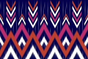 Ikat chevron ethnic pattern. Traditional tribal style. Design for background,illustration,texture,fabric,batik,clothing,wrapping,wallpaper,carpet,embroidery