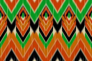 estilo nativo ikat oriental. patrón geométrico étnico sin fisuras tradicional. diseño para fondo, ilustración, textura, tela, batik, ropa, envoltura, papel tapiz, alfombra, bordado