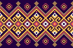 patrón geométrico étnico sin costuras. estilo tribal tradicional. artesanía azteca. diseño para fondo, ilustración, textura, tela, batik, ropa, envoltura, papel tapiz, alfombra, bordado vector