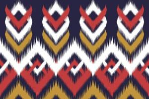 patrón azteca étnico ikat. rayas tribales tradicionales. diseño para fondo, alfombra, papel tapiz, ropa, envoltura, batik, tela, ilustración vectorial. Estilo de bordado. vector