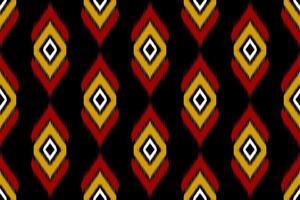 Ikat native style. Geometric ethnic seamless pattern traditional. Design for background,illustration,texture,fabric,batik,clothing,wrapping,wallpaper,carpet,embroidery vector