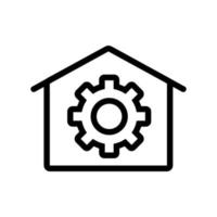 Automation icon vector. Isolated contour symbol illustration vector