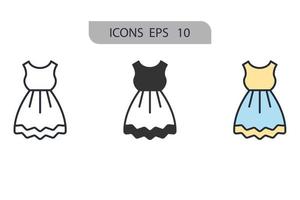 clothes icons  symbol vector elements for infographic web