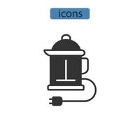 appliances icons  symbol vector elements for infographic web