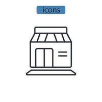 shop icons  symbol vector elements for infographic web