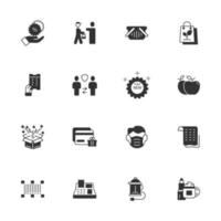 shopping, e-commerce icons set . shopping, e-commerce pack symbol vector elements for infographic web